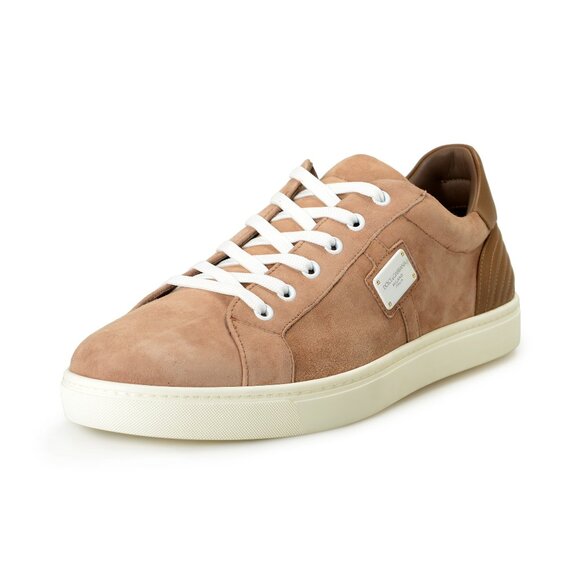 Dolce & Gabbana Men's Low Top Leather Sneakers Shoes US 11.5 IT 10.5 EU 44.5